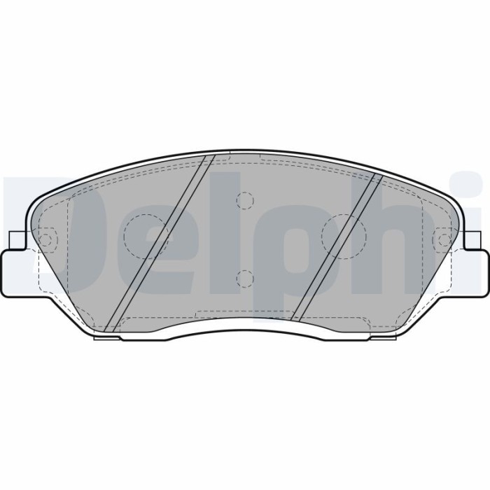 DELPHI LP2048 set placute frana,frana disc
