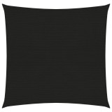 VidaXL P&acirc;nză parasolar, negru, 3x3 m, HDPE, 160 g/m&sup2;