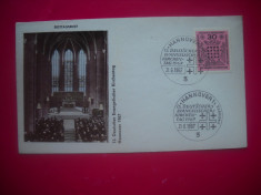 HOPCT PLIC S FDC 930 ZIUA BISERICII EVANGHELICE 1967 GERMANIA foto