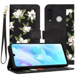 Husa personalizata fete Huawei P30 Lite Techsuit FlipCraft, negru