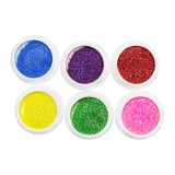 Cumpara ieftin Set sclipici fin pentru unghii, Global Fashion, 6 culori