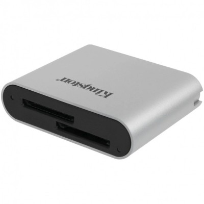 Cititor Card USB-C Kingston Workflow, Dual SD, Gri WFS-SD foto