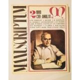 Manuscriptum nr. 2 (39)/ 1980; anul XI