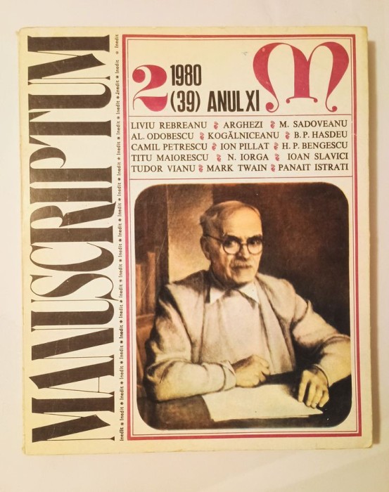 Manuscriptum nr. 2 (39)/ 1980; anul XI