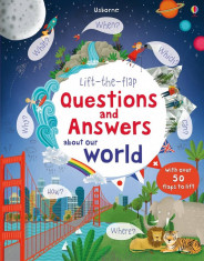 Lift-the-flap Questions Answers about Our World - Usborne book (5+) foto