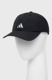 Adidas Performance șapcă Running Essentials Aeroready culoarea negru, cu imprimeu HT6353