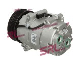 Compresor aer conditionat Ford Focus II, 2004-2011; C-MAX, 2007-2011, motorizare 2.0 TDCI 81/100kw, diesel, rola curea 120 mm, 6 caneluri, Visteon ti