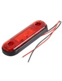 Lampa gabarit auto cu LED 12V-24V Rosu, Xenon Bright