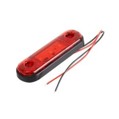 Lampa gabarit auto cu LED 12V-24V Rosu