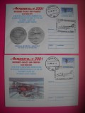 HOPCT PLIC LOT NR 55 -SET 2 PLICURI -AEROMFILA -AVION / AVIATIE--ROMANIA