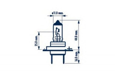 Bec Far H7 24V Px26d 70W Narva 45118 48728 foto