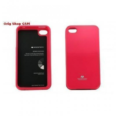 Husa Mercury Jelly Apple iPhone 4/4S Hot Pink Blister foto