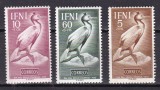 Ifni 1952 fauna pasari MI 112-114 MNH