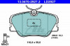 Set placute frana,frana disc MERCEDES E-CLASS Combi (S124) (1993 - 1996) ATE 13.0470-2927.2
