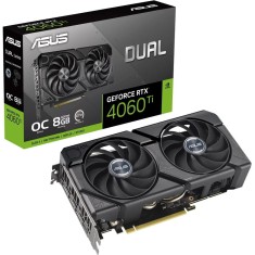 Placa video ASUS GeForce RTX™ 4060 Ti DUAL EVO OC, 8GB GDDR6, 128-bit