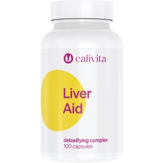 Liver Aid, Supliment pentru Protectia Ficatului, Hepatoprotector Forte (100 capsule) - Calivita
