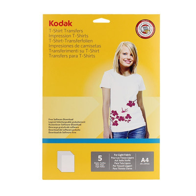 Hartie transfer termic Kodak A4, pentru textile albe foto