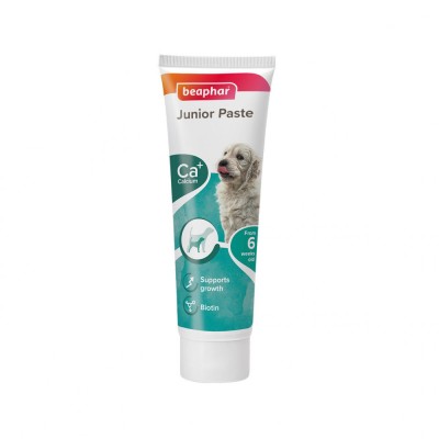 BEAPHAR JUNIOR PASTE SUPLIMENT PENTRU CATELUSI 100G foto