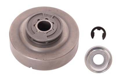 Oala ambreiaj + rotita motrica + colivie compatibil Stihl MS 170, 180, 210, 230, 250 &amp;ndash; 3/8P 7Z (5 piese) foto