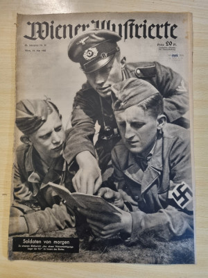 revista nazista austria 19 mai 1943-art. foto de pe front,razboiul mondial foto