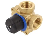 Valvă 4 căi IBO KAT00925, presiune max 10 bar, temperatură max 110&deg;C