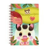 Cumpara ieftin Notes Santoro Bangoberry Piggy Porcusorul, 15 x 20 x 1 cm, include 2 pinuri