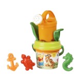 Set Jucarii Nisip Apa Androni Giocattoli Poppy Rucsac cu Galetusa, Stropitoare, Forme, Unelte Multicolor