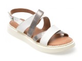 Cumpara ieftin Sandale SHOOZY albe, EV4038, din piele naturala
