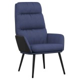Cumpara ieftin Scaun de relaxare, albastru, material textil