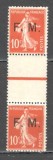 Franta.1907 Posta militara-supr. cu punte MF.1201