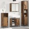 vidaXL Set de mobilier pentru baie 4 pcs Lemn vechi 65 x 33 x 60 cm 3402474