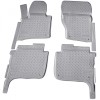 Covorase gri cauciuc 3D stil tavita premium pentru VW Touareg II, 2 7P 2010-2018, Recambo