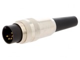Conector M16 Mufă Tată 5 PIN 5A 60V Drept, Lumberg