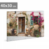 Cumpara ieftin Tablou Decorativ cu Iluminare LED, Street View, Baterii 2xAA, 40x30cm, Family Pound