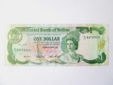 Rara! Belize 1 Dollar 1987 in stare foarte buna