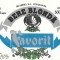 NI459 Etichetă bere blondă Favorit, Malbera SA Constanța, &icirc;nceputul anilor 1990