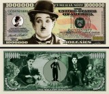 !!! SUA = FANTASY NOTE (TJ6) = CHARLIE CHAPLIN - 2012 - UNC / SERIA LEGENDE