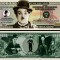 !!! SUA = FANTASY NOTE (TJ6) = CHARLIE CHAPLIN - 2012 - UNC / SERIA LEGENDE
