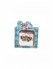 Martisor tip brosa cu model albinuta cu pietricele pentru 1 si 8 martie
