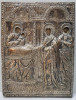 Sfantul Simeon, Maica Domnului si Iosif, Scoala Romaneasca, Ferecatura din argint, 1848