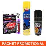 Pachet promotional curatare si intretinere auto, 3 produse