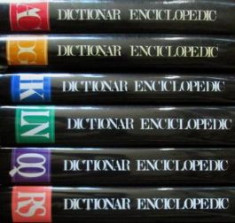 Dictionar Enciclopedic Roman Ilustrat (vol. I + II + III + IV + V + VI) foto