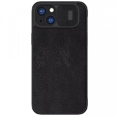 Husa pentru Apple iPhone 15 Plus, Nillkin, Qin, Neagra foto