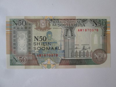 Somalia 50 Shilin 1991 aUNC foto