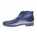 Cumpara ieftin Ghete barbati casual, elegante din piele naturala imblanite, bleumarin - LPHBONDBLM
