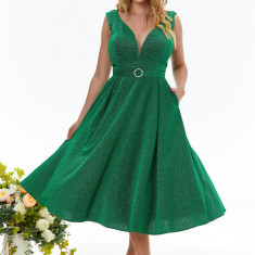 Rochie de ocazie verde Melissa (Marime: EU/44)
