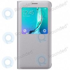 Husa Samsung Galaxy S6 Edge+ S View argintie EF-CG928PSEGWW