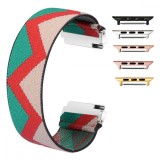 Curea textila elastica, compatibila Apple Watch 9|8|7|6|5|4|3|2|1 Series, 41mm|40mm|38mm, India Model