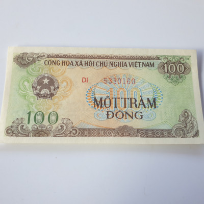 Vietnam 100 Dong 1991 UNC foto