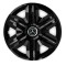 Set 4 capace roti hubcaps fast black R15 pentru gama auto Mercedes-Benz